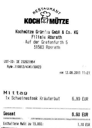 afud Hffner Kochmtze Restaurant